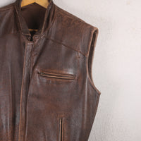 SMANICATO DI PELLE - L -
