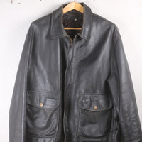 Giacca di pelle vintage - XL -