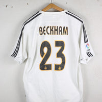 MAGLIETTA ORIGINALE REAL MADRID BECKHAM - M -
