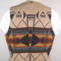 vintage pendleton navajo vest - L -