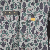 KOREAN Army FROGSKIN Shirt 1970s - S -
