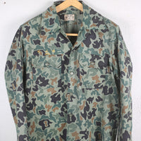 KOREAN Army FROGSKIN Shirt 1970s - S -