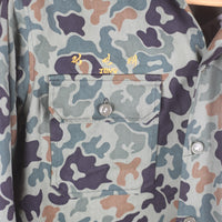 KOREAN Army FROGSKIN Shirt 1970s - S -