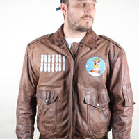 A2 Donal Duck Leather Jacket - L -