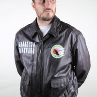 A2 Air Apache Leather Jacket - L -