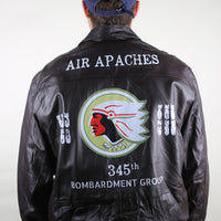 A2 Air Apache Leather Jacket - L -