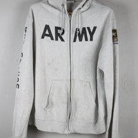Army zipped sweatshirt -L-