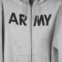 Army zipped sweatshirt -L-