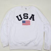 USA raglan half sleeve sweatshirt