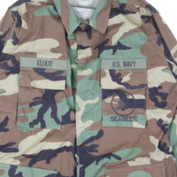 BDU WOODLAND Us Army Airborne camouflage jacket - L -