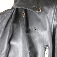 Giacca chiodo in pelle - S -