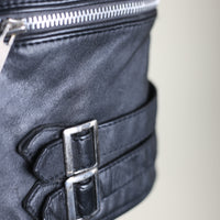 Giacca chiodo in pelle - S -