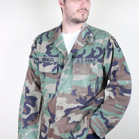 BDU WOODLAND Us Army Airborne camouflage jacket - L -