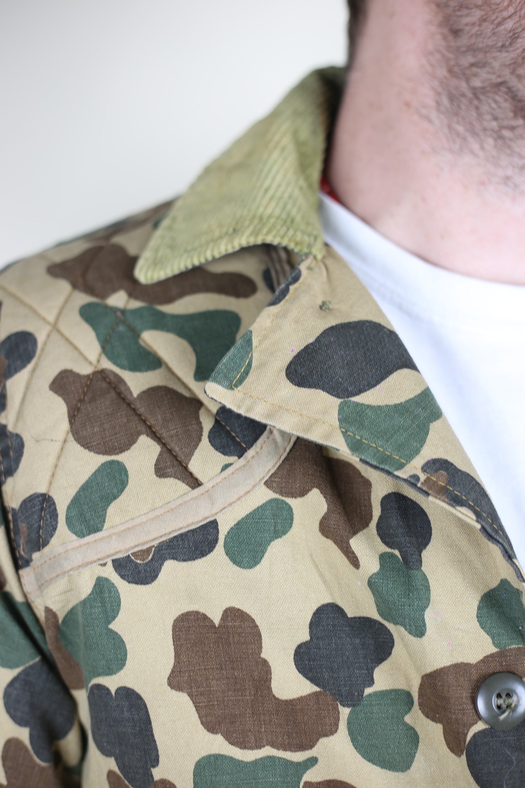 【70s SAFTBAK】Duck Hunter Camo Jacket SAFTBAK Duck Hunting JACKET - M - – bunkerdepot