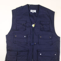 fishing vest with embroidery - M/L -