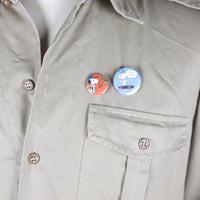 Army Shirt with Snoopy Embroidery - M -