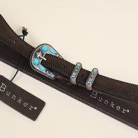 Navajo Suede Western Belt