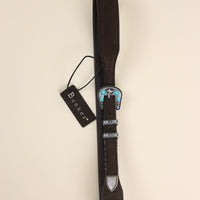 Navajo Suede Western Belt