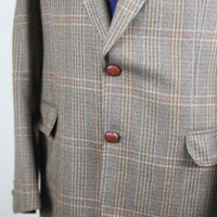 TWEED 100% WOOL jacket -S 46 it -