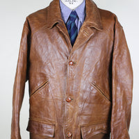 Giacca in pelle vintage - L -