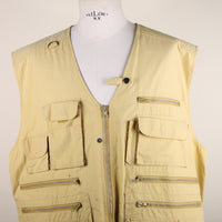 fishing vest with embroidery - XL -