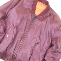 MA1 Bomber Jacket with Redskins Embroidery - L -