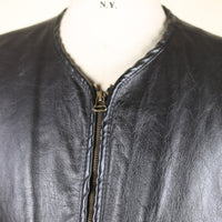 Leather Vest - M -