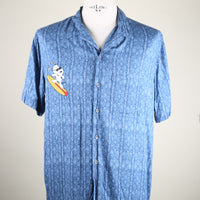 Camicia Hawaiana con ricamo - L -