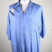Camicia Hawaiana con ricamo - XL -