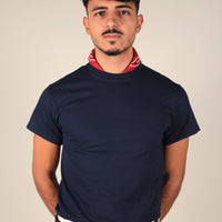 Pack of 3 Tubular T-shirts (2 white and 1 blue)