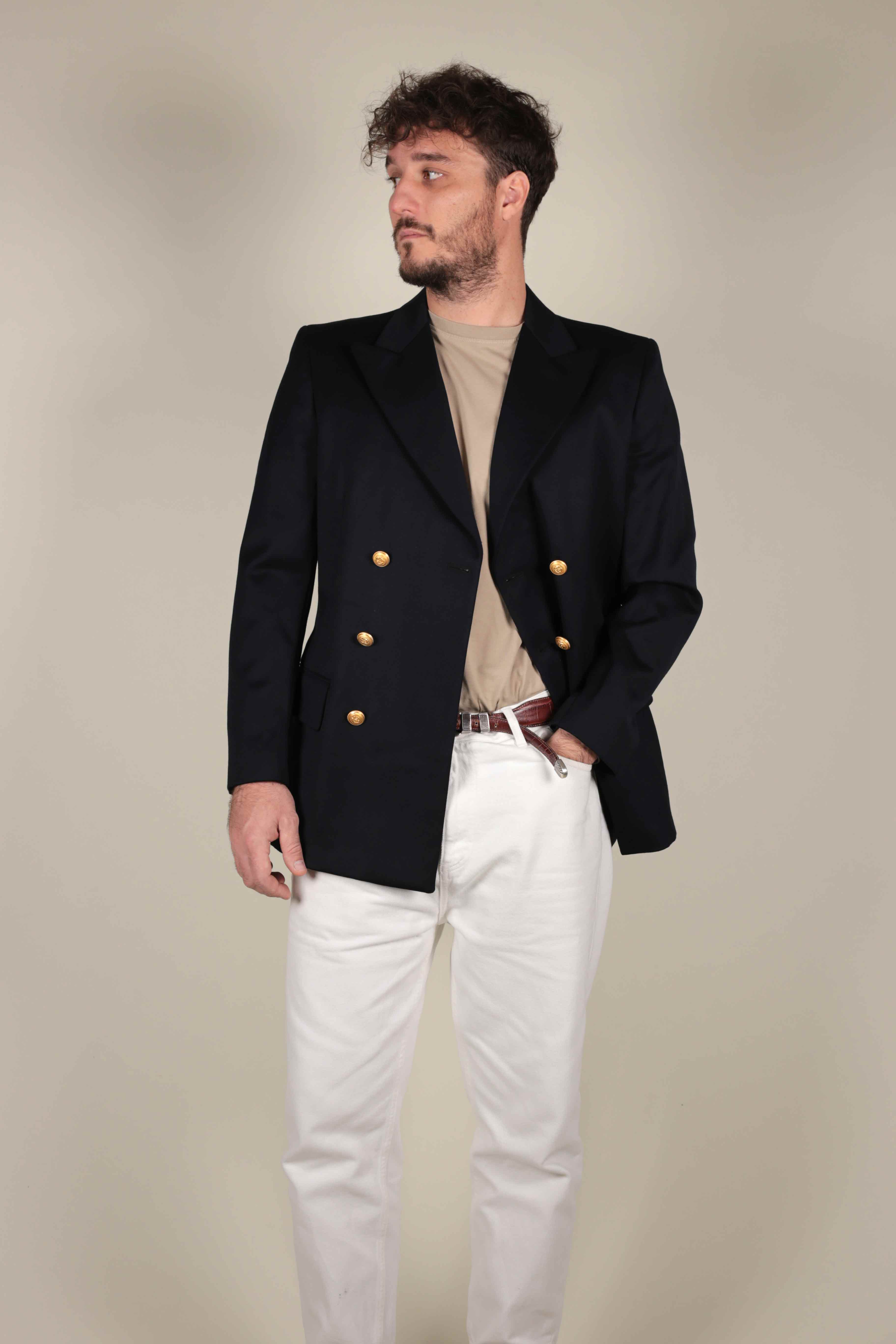 Militare Italiana Marina Militare Giacconi Cappotto Marina