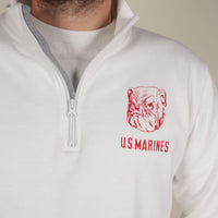 Us Marines Half zip sweatshirt -L-
