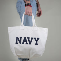 Navy Tote Bag