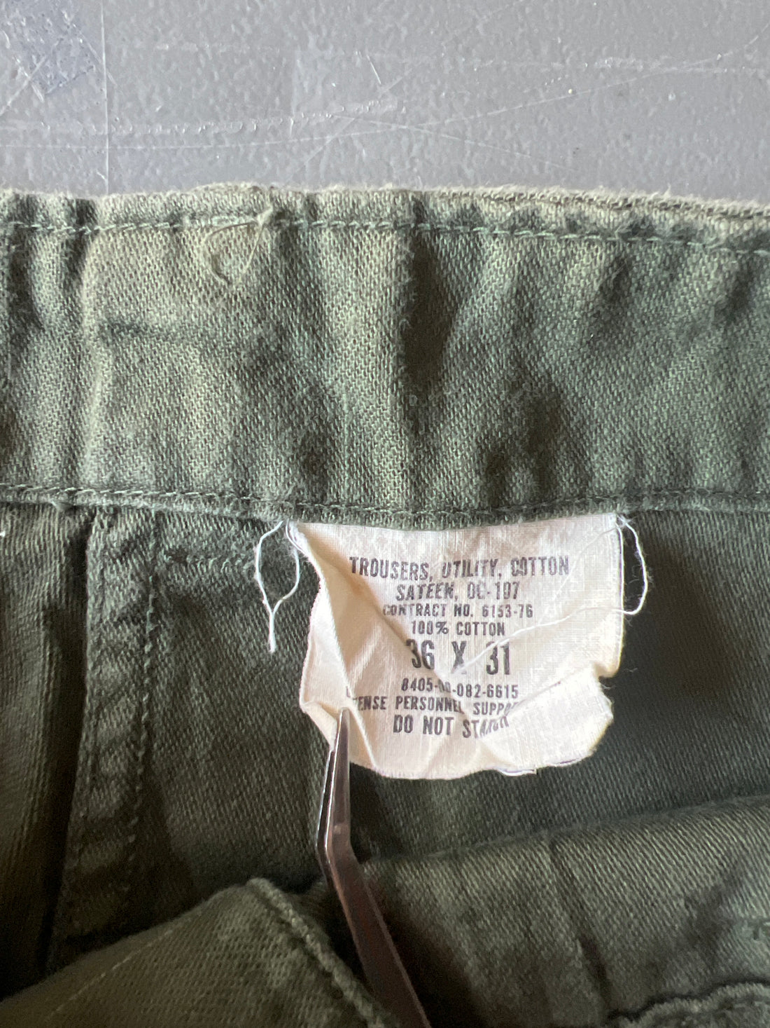FATIGUE US ARMY PANT OG 107 - W36-