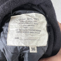 PEACOAT US NAVY Made in USA 10 buttons - S -