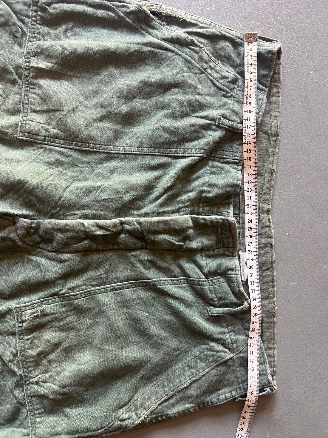 US ARMY OG 107 FATIGUE PANTS - W38 -