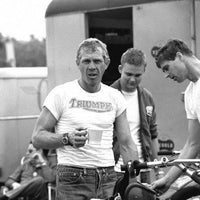 Felpa raglan Triumph Steve Mcqueen