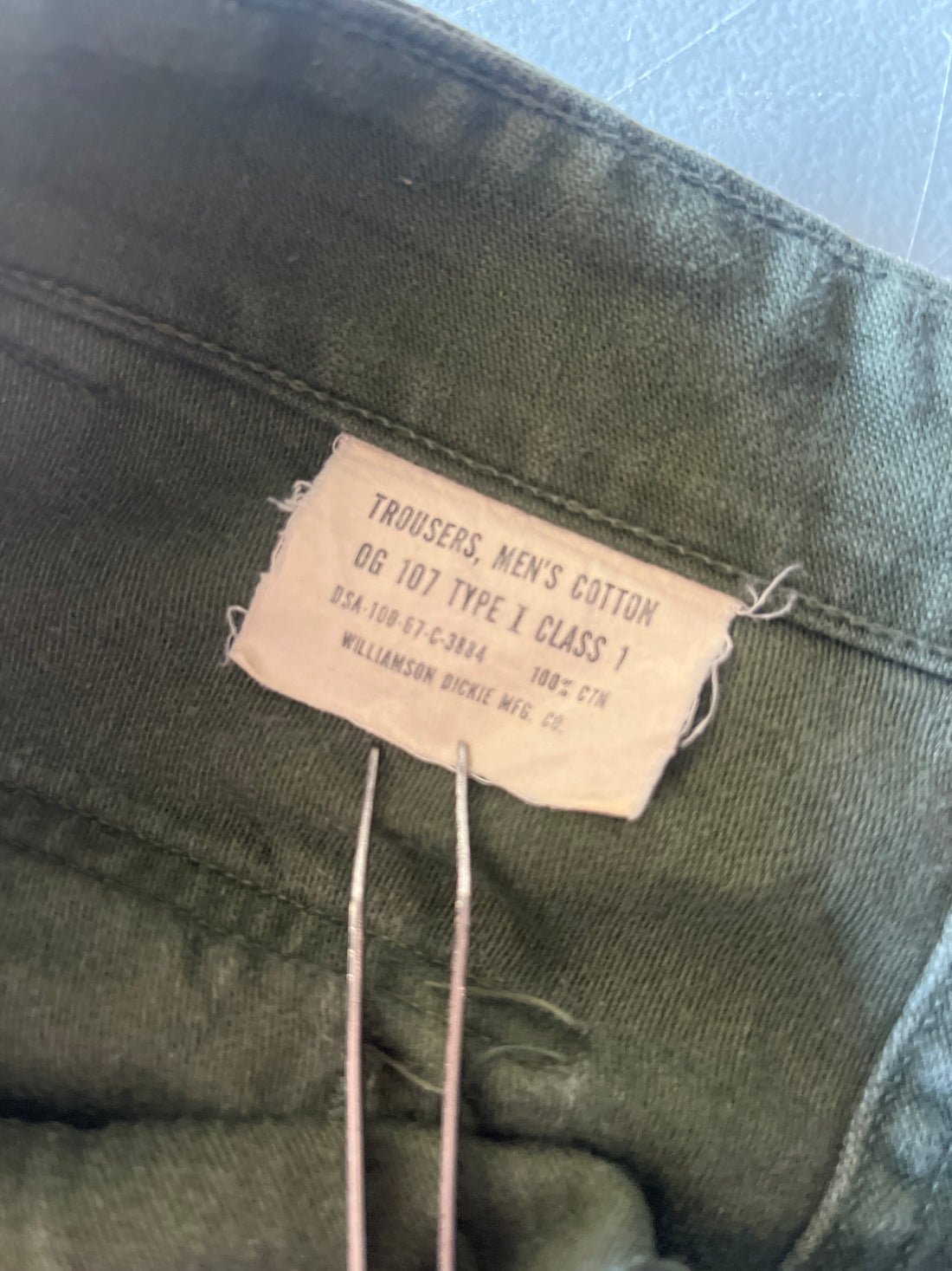 FATIGUE US ARMY PANT OG 107 -  W34-