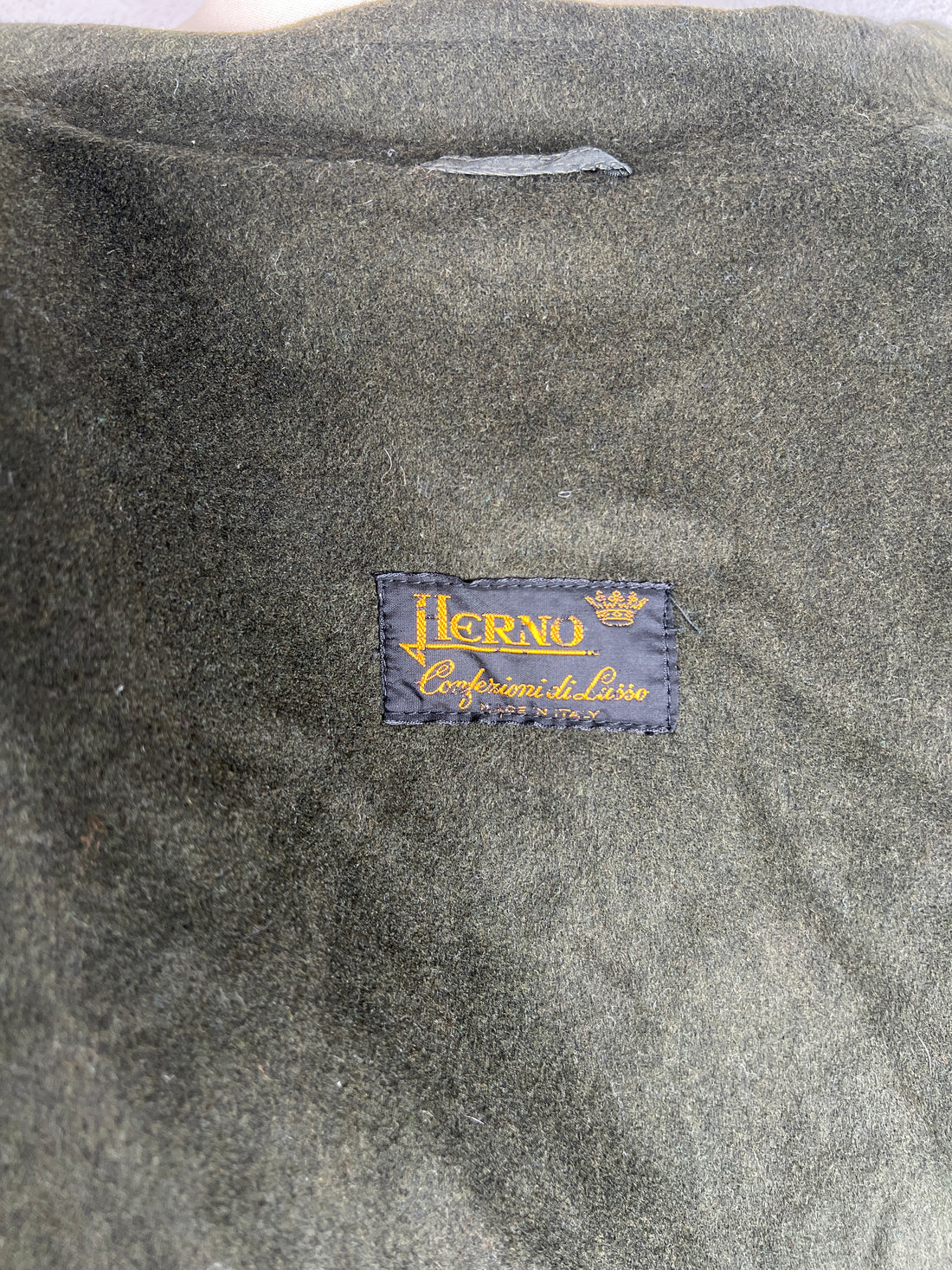 HERNO WOOL LODEN - L -