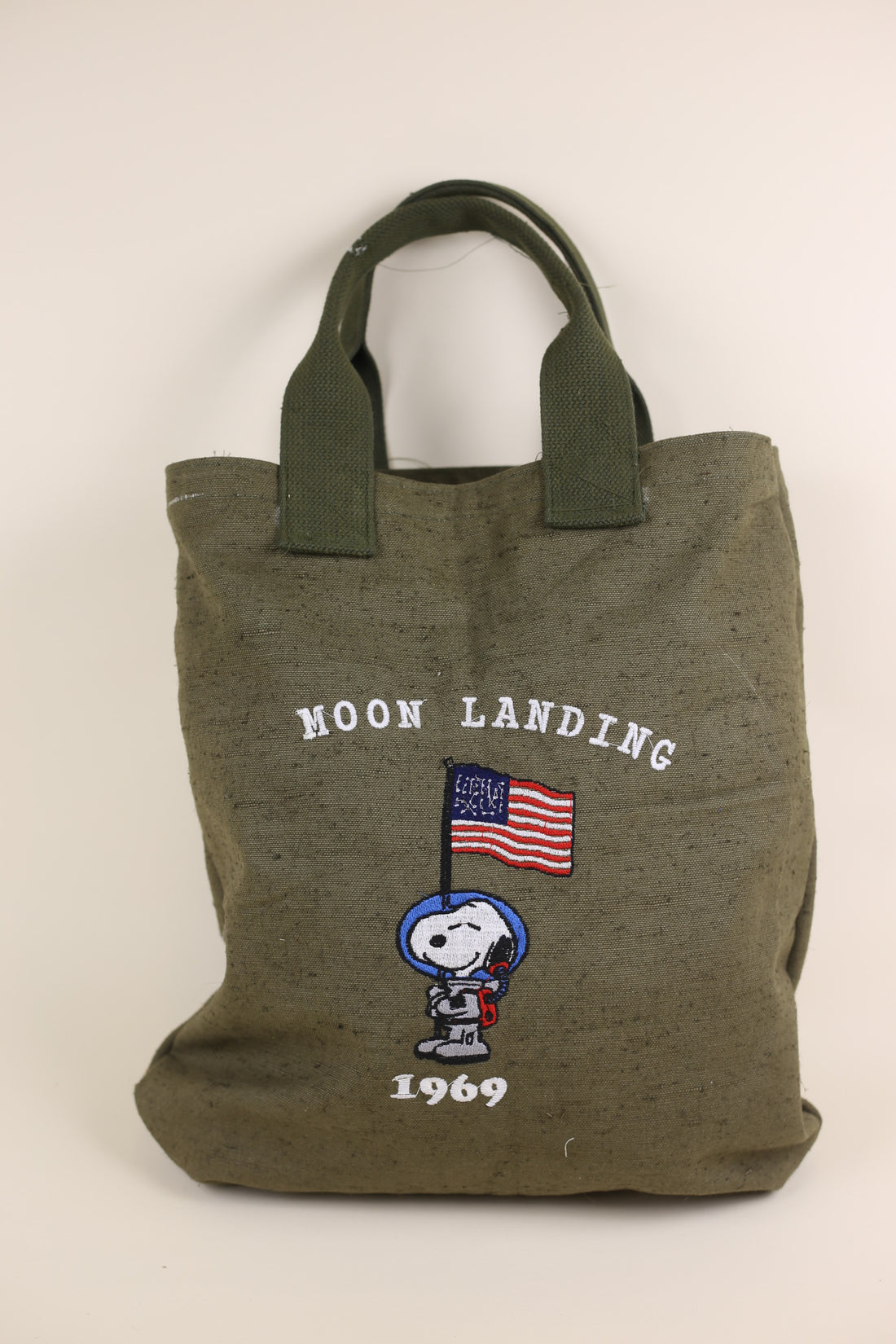 army tote bag with embroidery