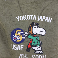 army tote bag with embroidery