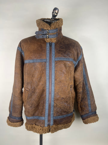 Giacca shearling aviatore TYPE B-4 CANADIAN AIR FORCE  - L -