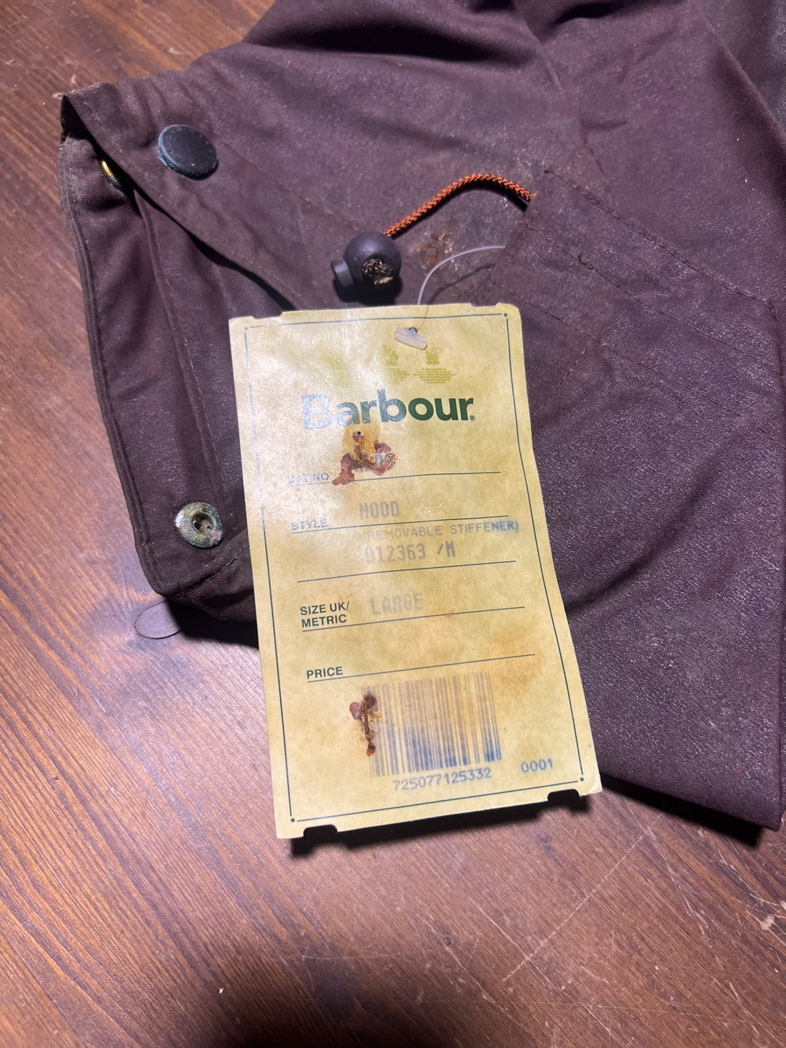 Hood for BARBOUR