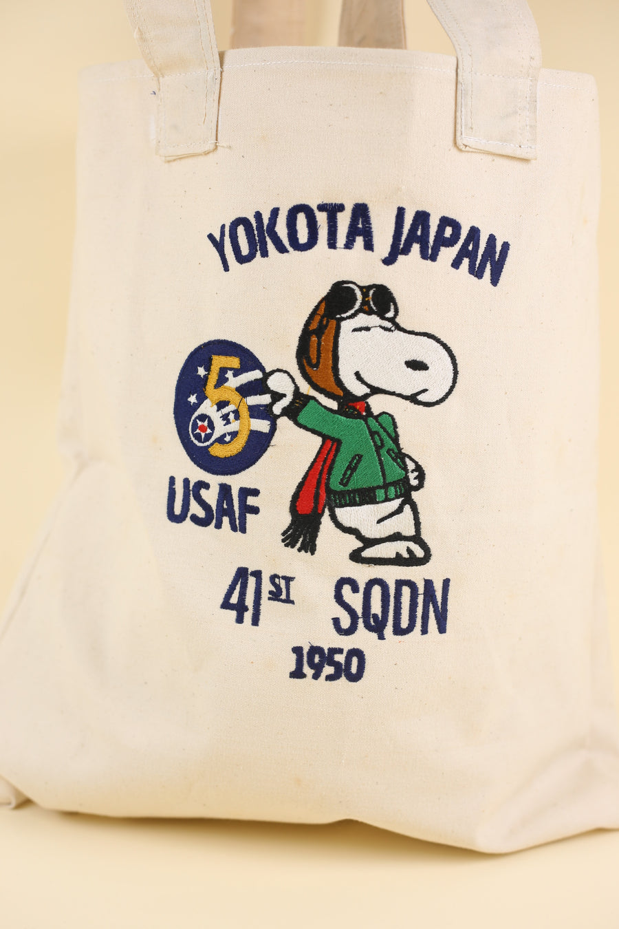 army tote bag with embroidery