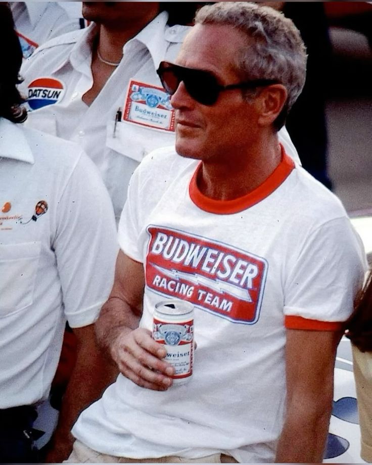 T-Shirt  Paul Newman  Budweiser Racing Team