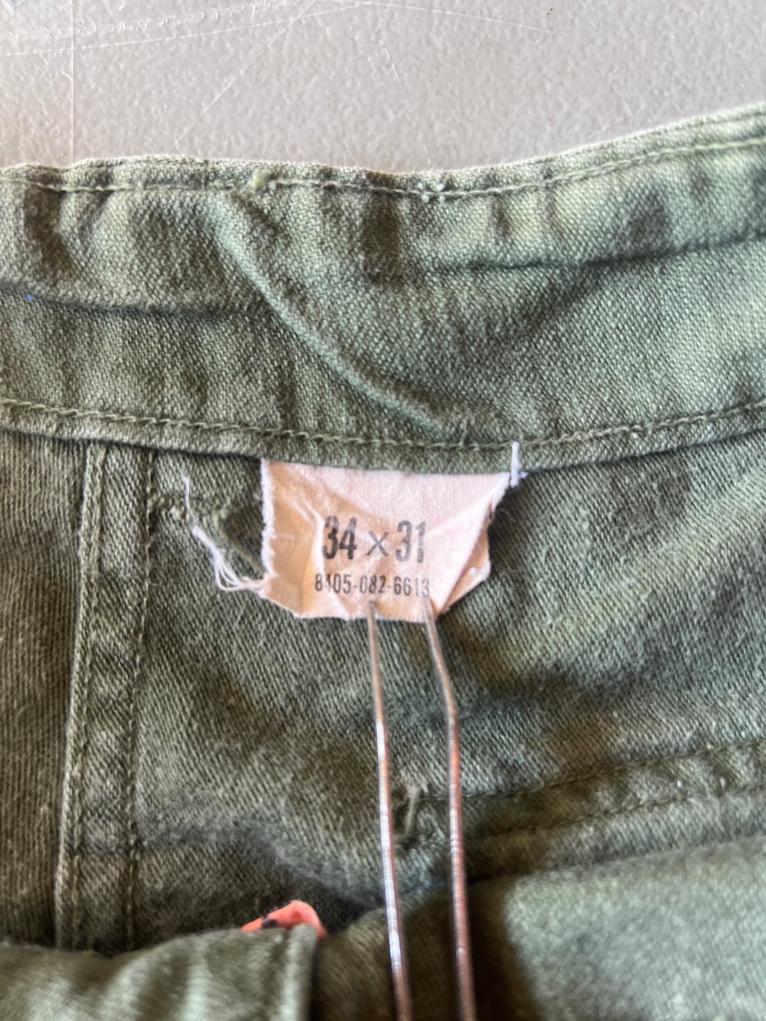 FATIGUE US ARMY PANT OG 107 -  W34 -