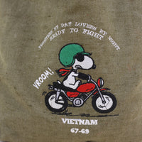 army tote bag with embroidery