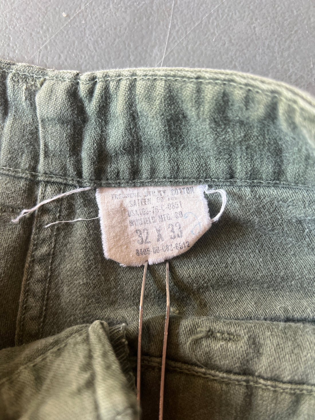 FATIGUE US ARMY PANT OG 107 -  W32 -