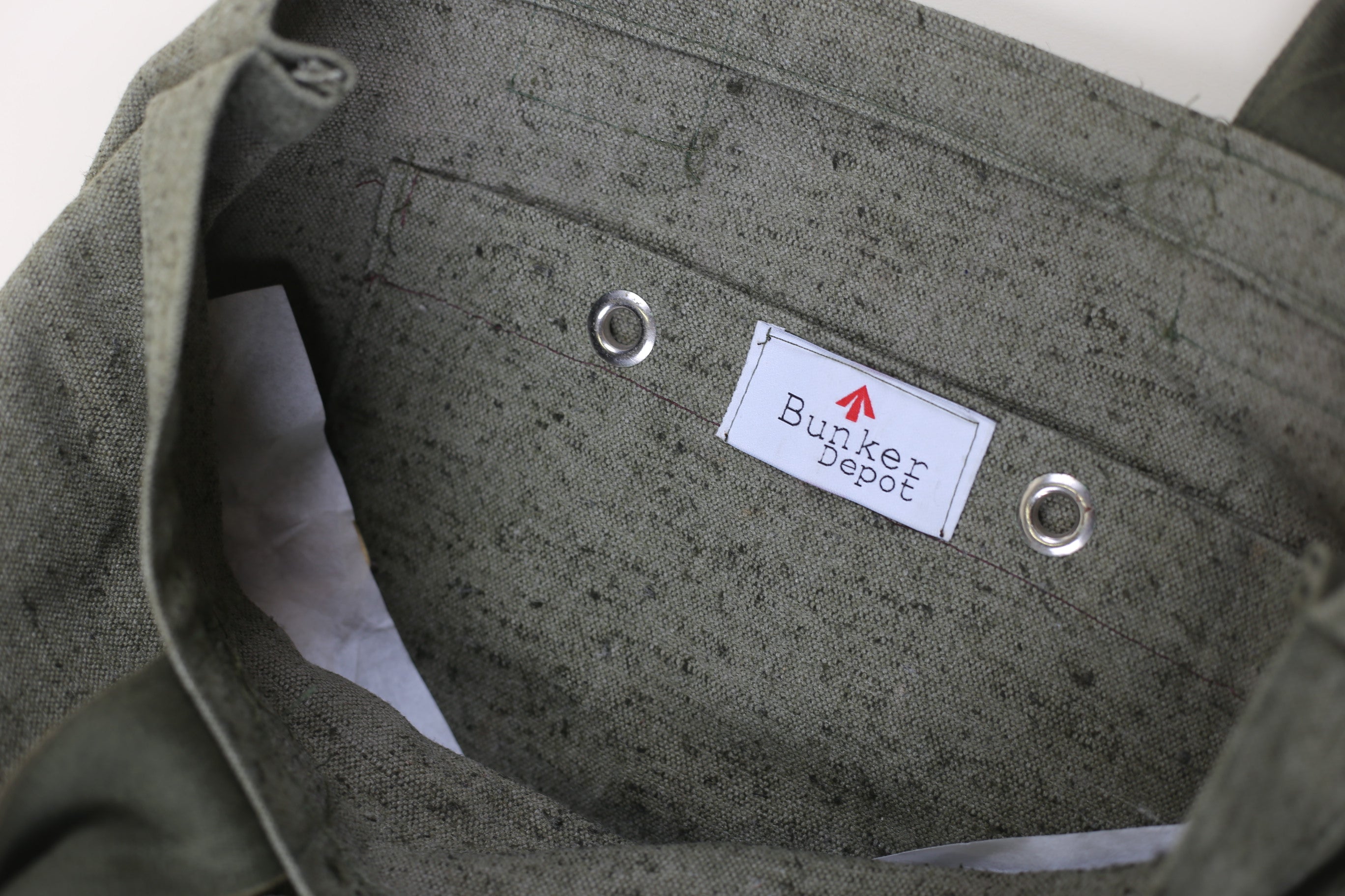 army tote bag with embroidery – bunkerdepot
