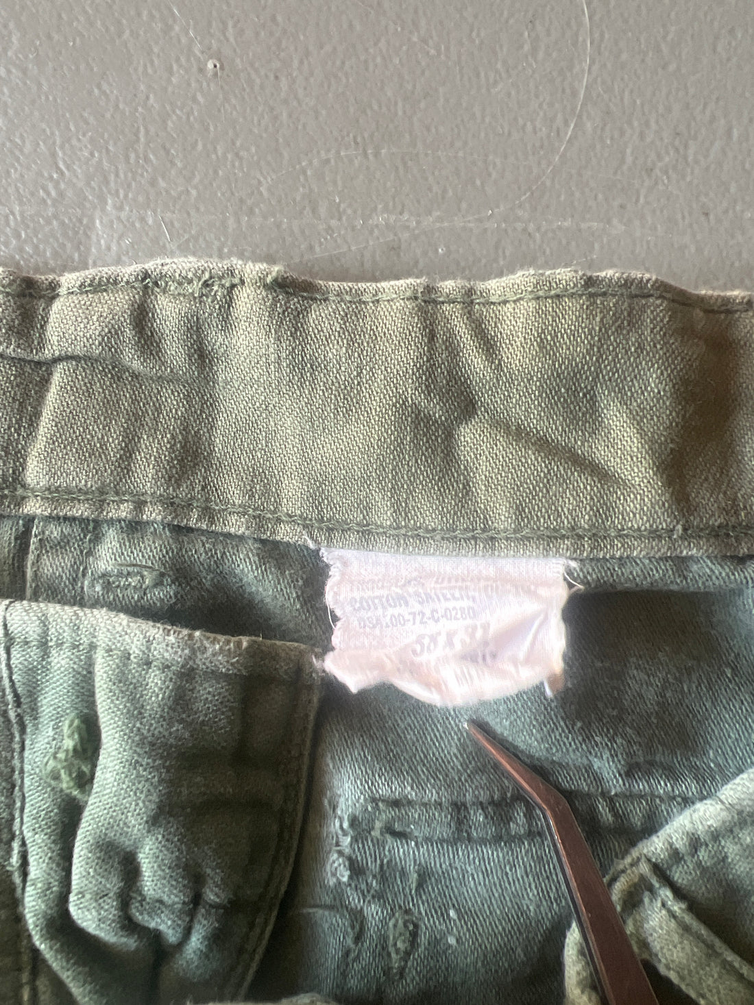 US ARMY OG 107 FATIGUE PANTS - W38 -
